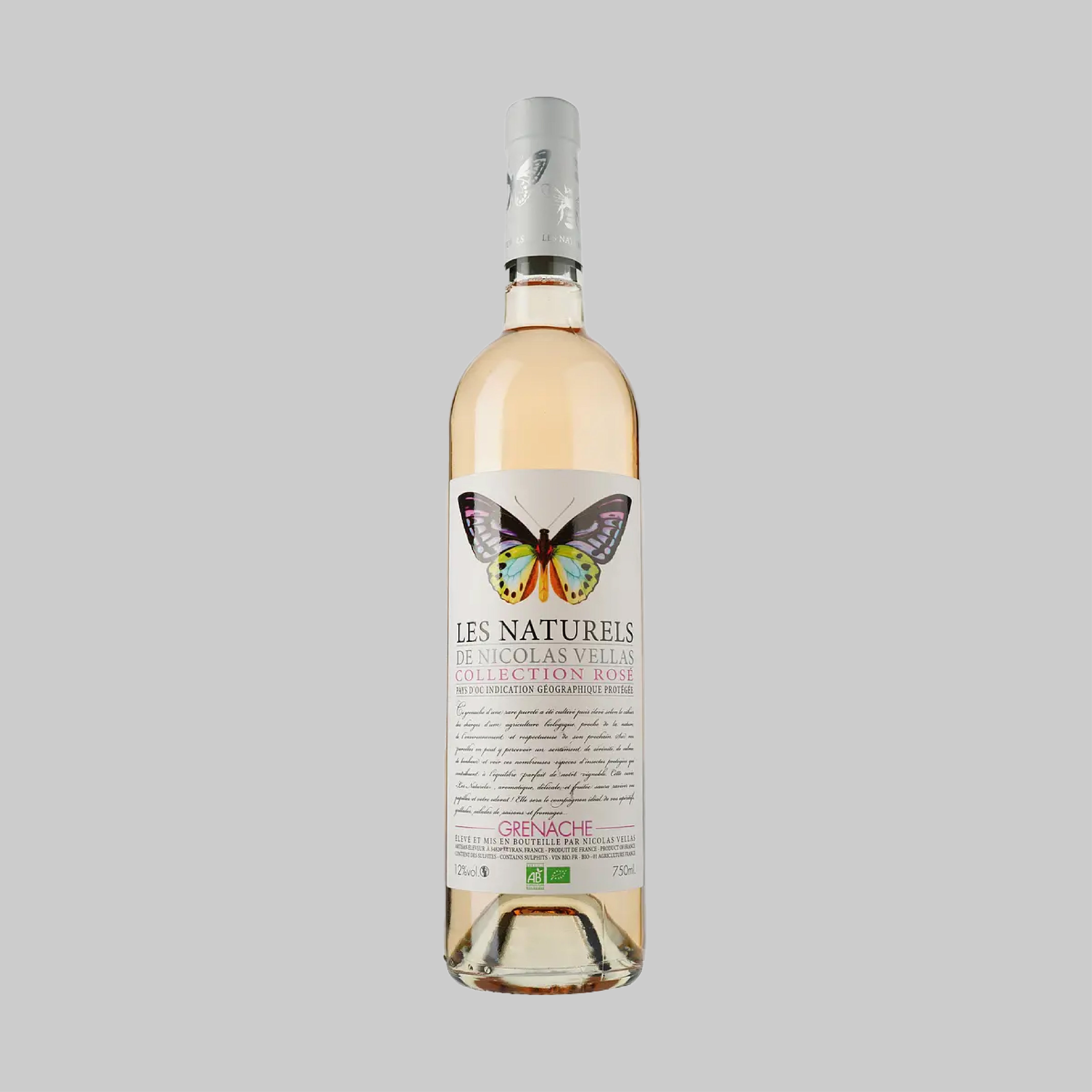 Les Naturels Grenache Rosé IGP Pays d’Oc 2022 750ml 12.0% | Time2Drink